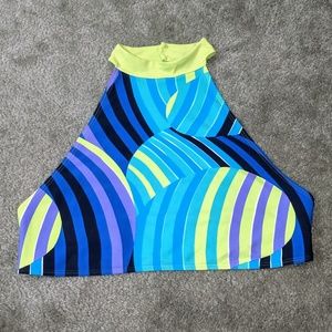 Aerie high neck bikini top